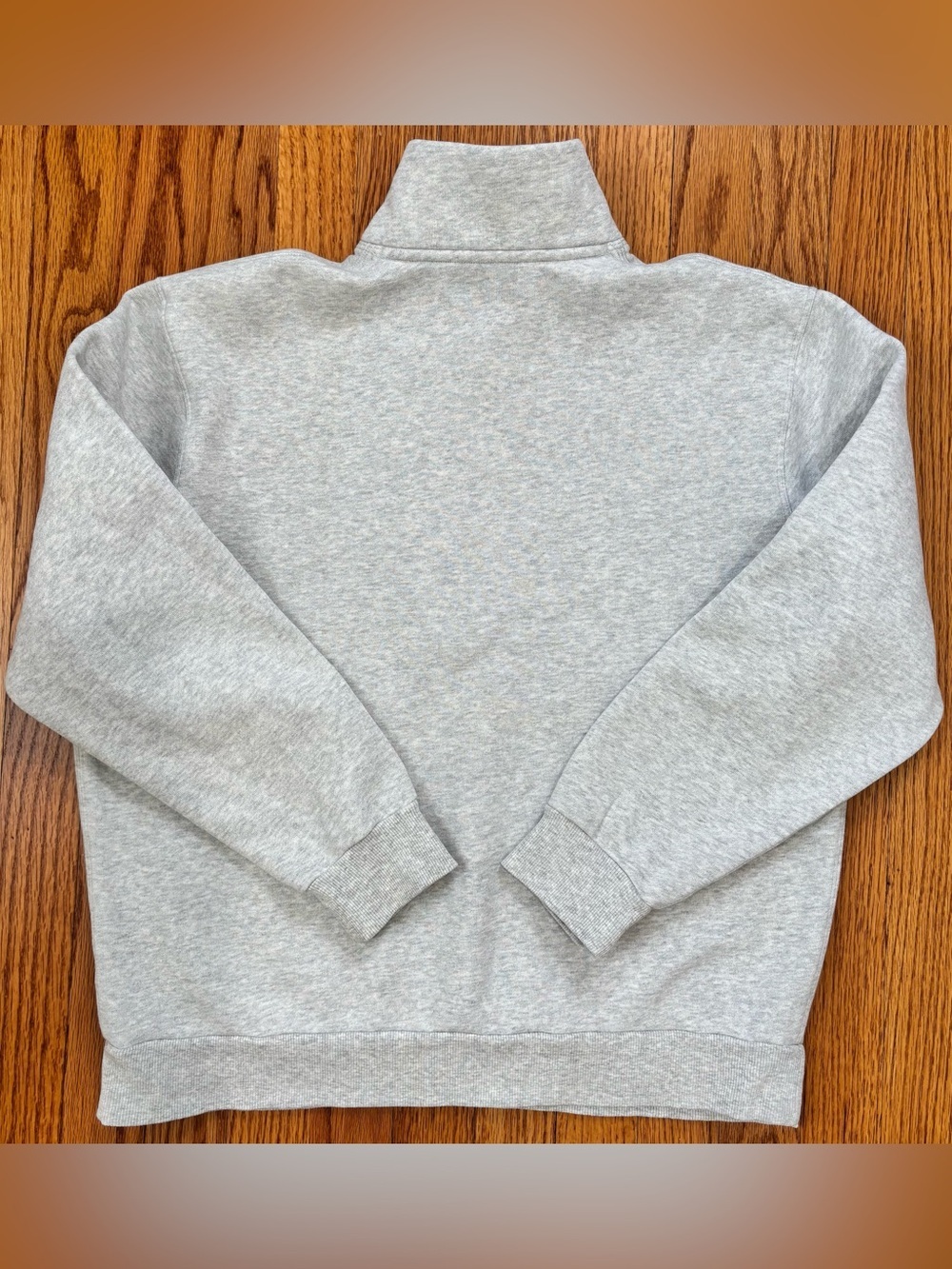 Lululemon steady state half zip mock collar oversize gray crop fleece sweatshirt - Picture 15 of 15